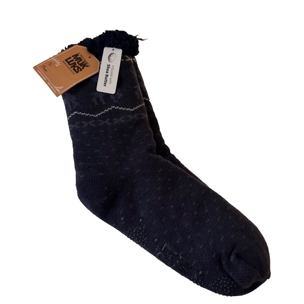 Muk Luks Socks Women's One Size (6-11) Fuzzy Winter NWT